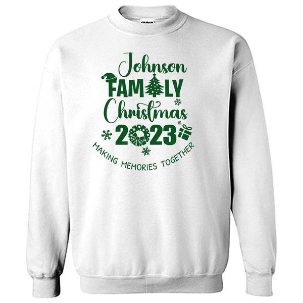 2023 LAST NAME FAMILY CHRISTMAS SWEATSHIRT