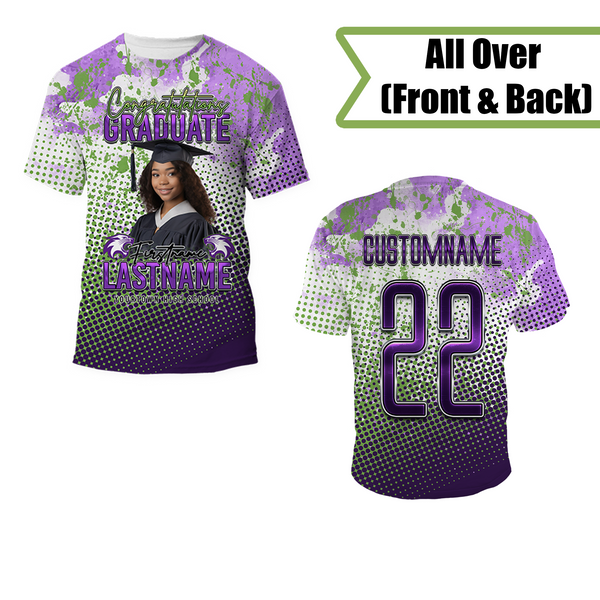 PREMIUM ALL OVER GRADUATION SHIRT