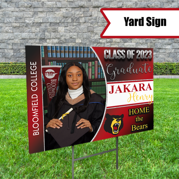 HALF CIRCLE YARD SIGN