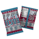 Personalized snack-size chip bags with custom logo and photos