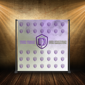 Custom Step and Repeat Backdrop