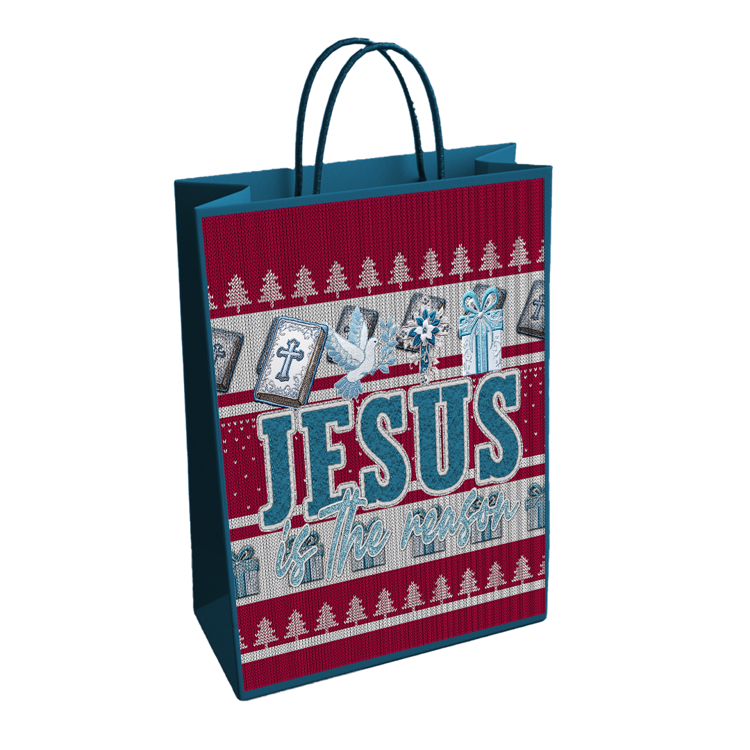 Set of 12 custom glossy photo gift bags with handles, perfect for birthdays, holidays, and corporate events.