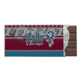 Custom Hershey bar wrapper in premium waterproof paper—sold in sets of 12, available as digital file, printed labels, or fully wrapped bars by LDD Kreationz