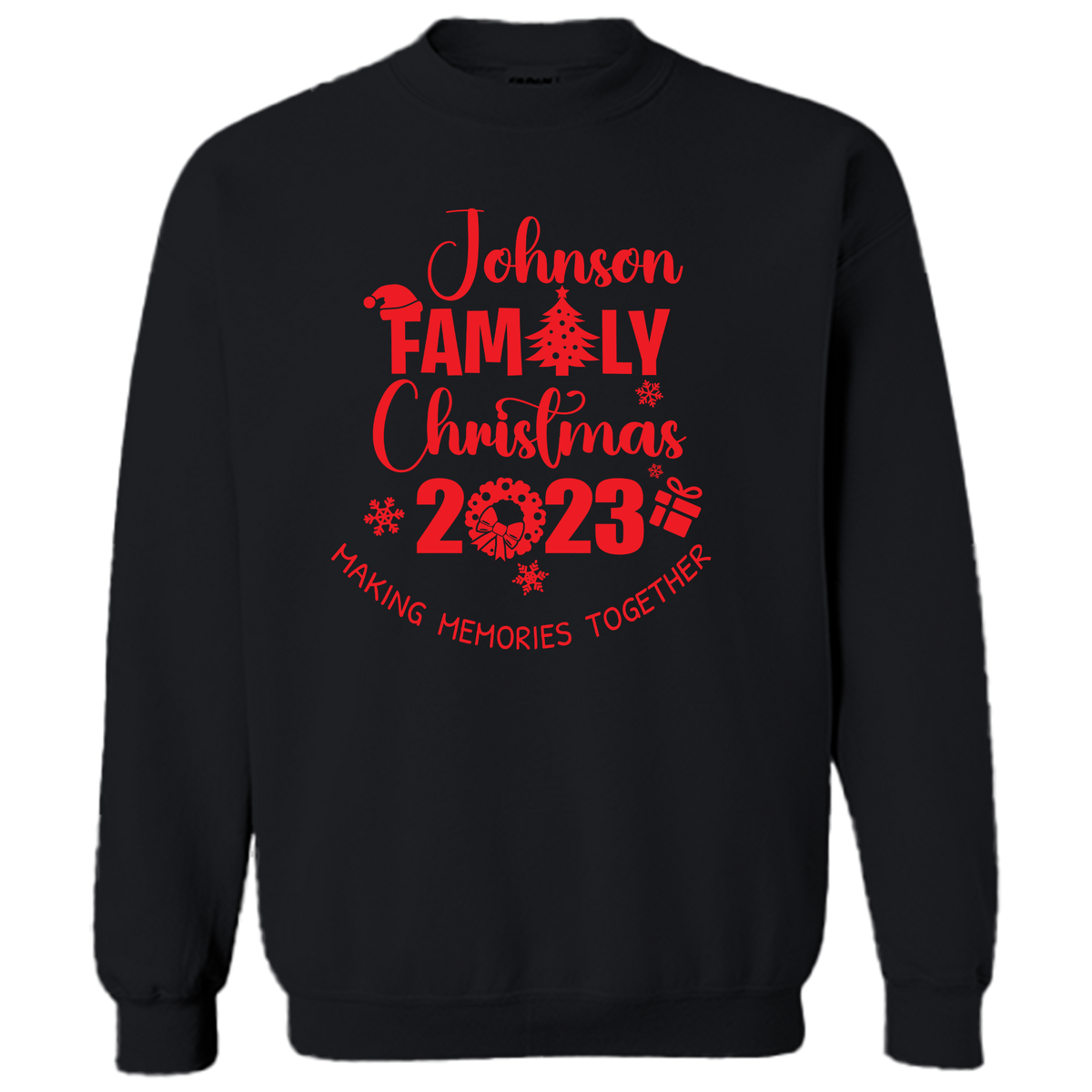 2023 LAST NAME FAMILY CHRISTMAS SWEATSHIRT