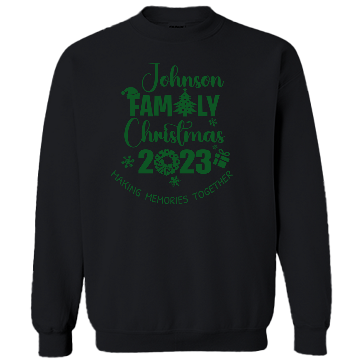 2023 LAST NAME FAMILY CHRISTMAS SWEATSHIRT