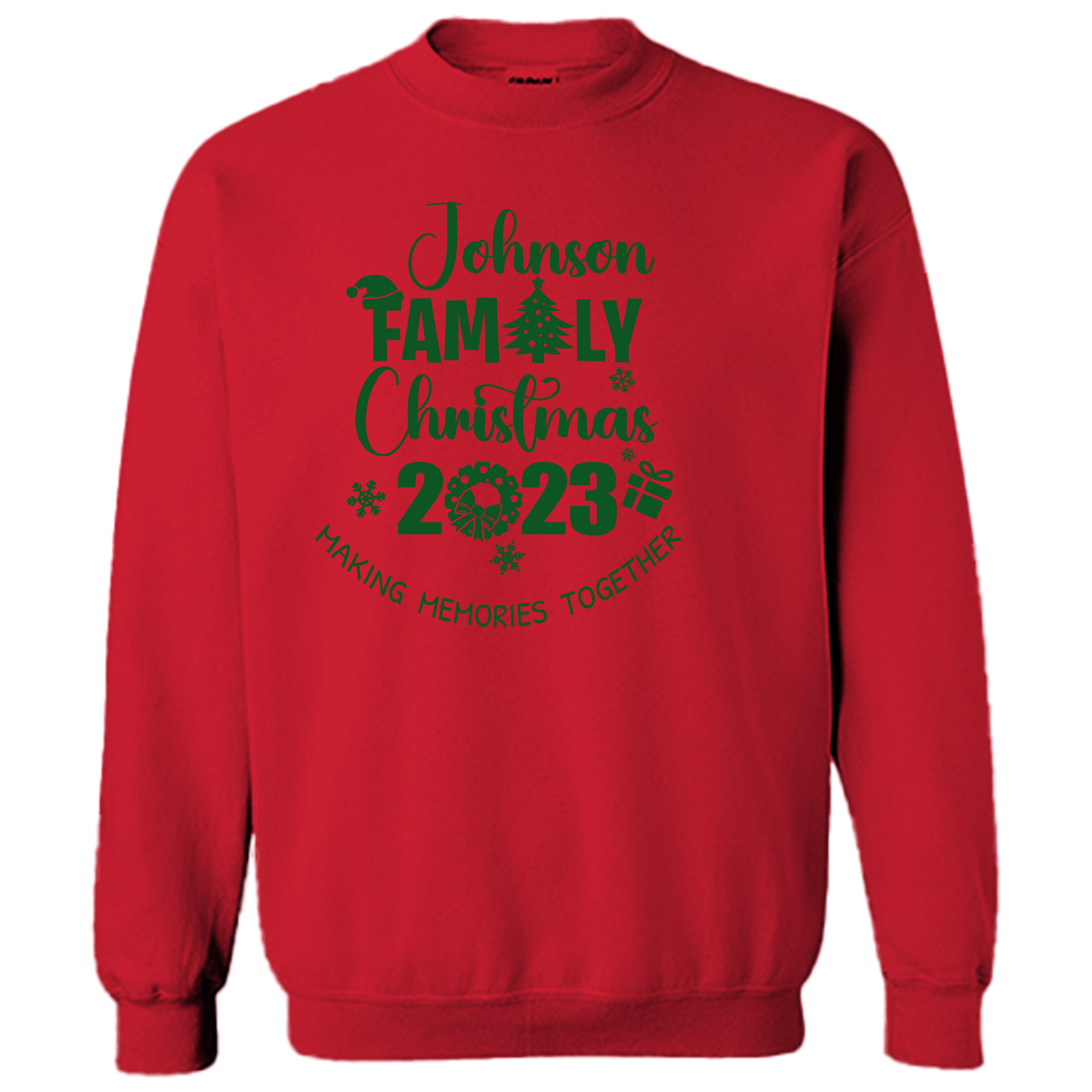2023 LAST NAME FAMILY CHRISTMAS SWEATSHIRT
