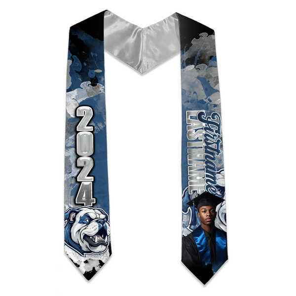 Senior 2024 Personalized Photo Graduation Stole