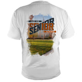White School Yard class year Senior shirt, center print back, same design on both sides
